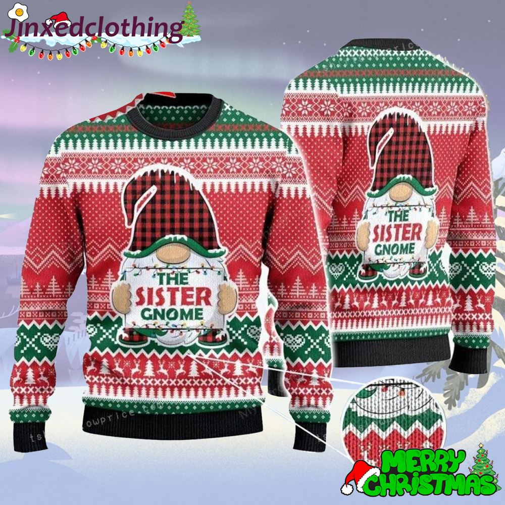 The Sister Gnome Christmas Ugly Sweater 